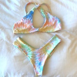 Skatie x Salty Blonde Collab Swim Suit